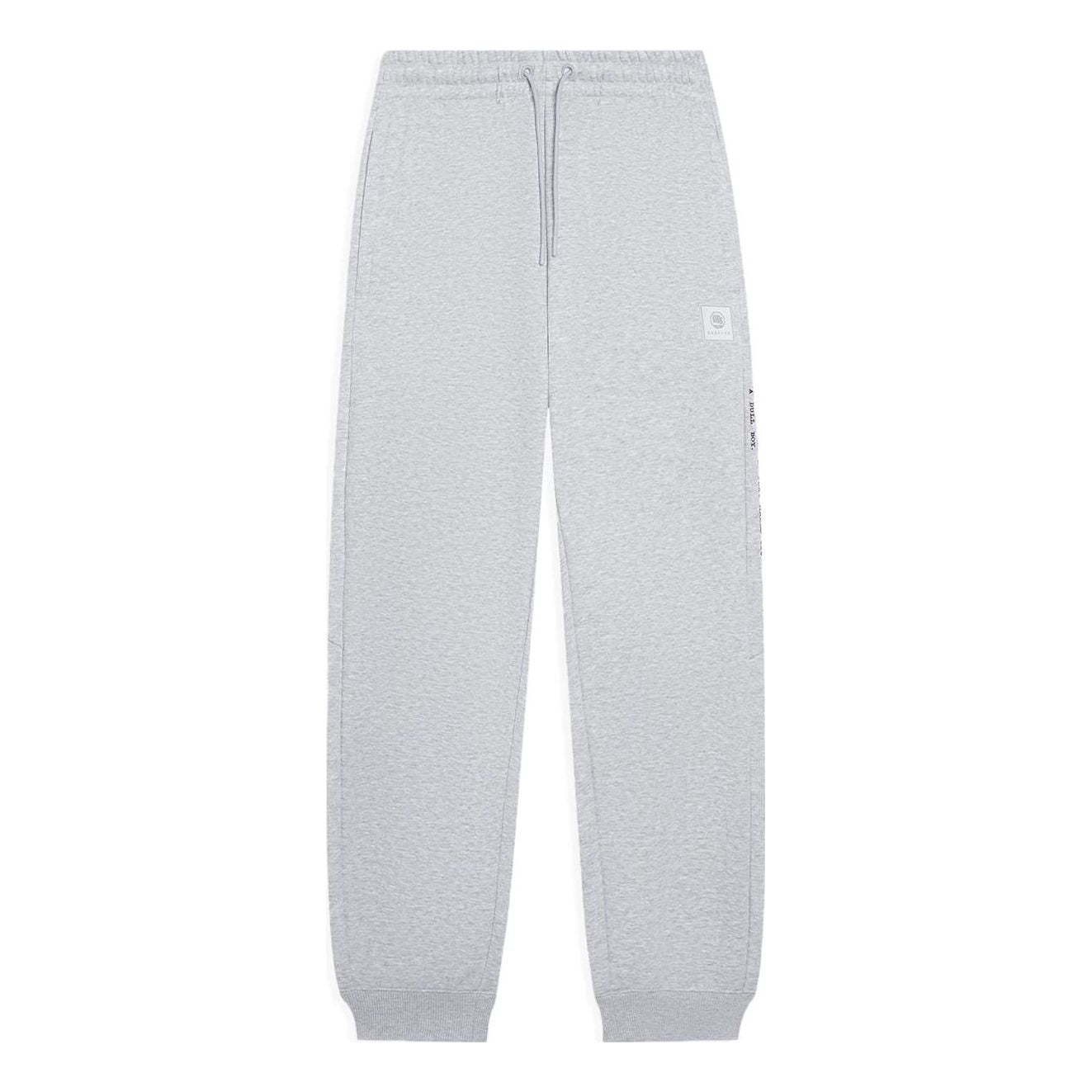 Li-Ning BadFive Graphic Joggers Sweatpants 'Light Grey' AKLSB89-3