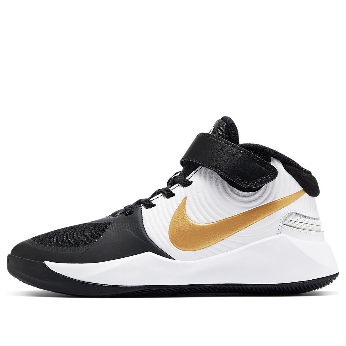 (GS) Nike Team Hustle D 9 FlyEase 'Black White' BV2952-004