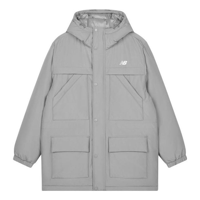 New Balance Sport Long Down Jacket Asia Sizing 'Grey' AMJ33320-TAG