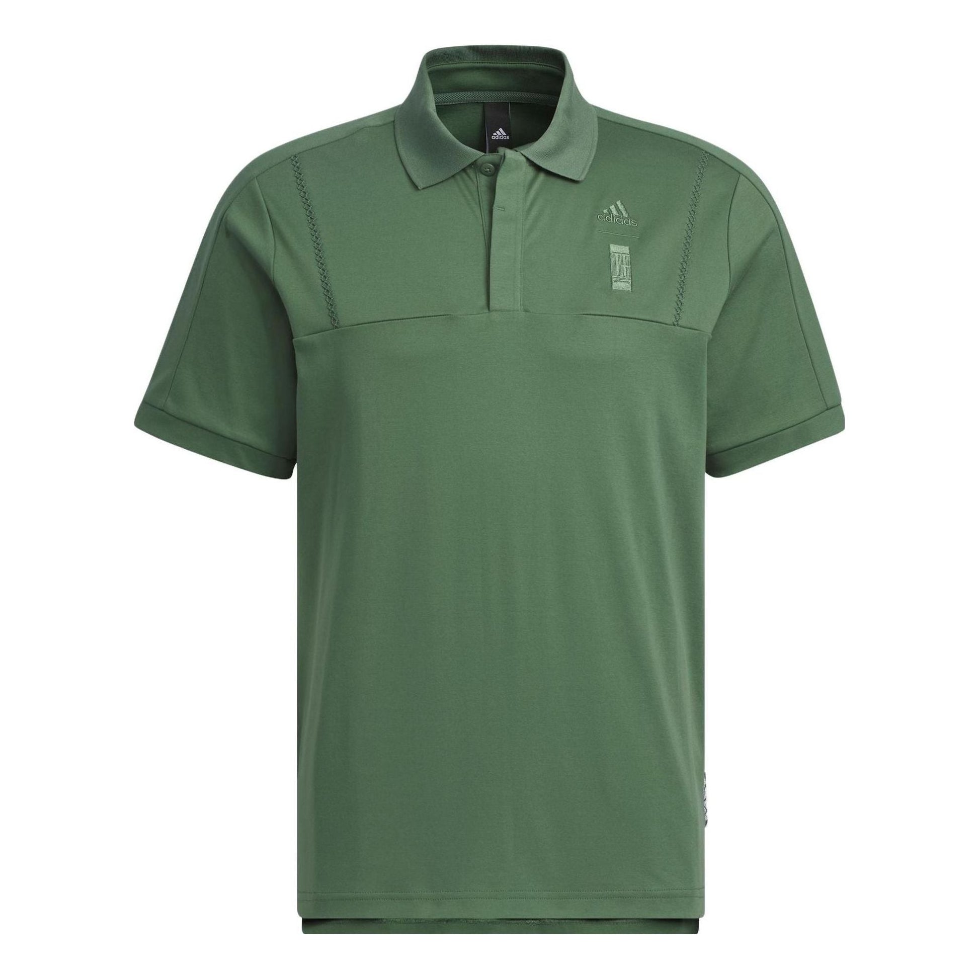 adidas Wuji Premium Polo Shirts 'Green' IA8109