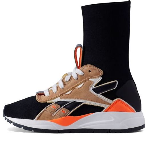 Reebok Victoria Beckham x Bolton Sock 'Black Sahara Orange' DV9895