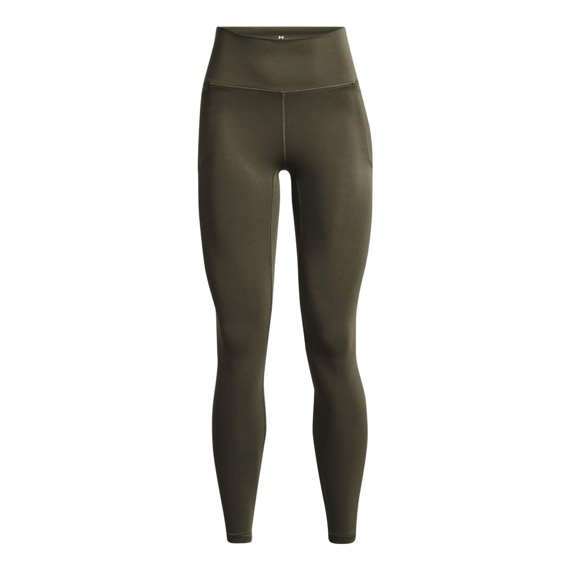 (WMNS) Under Armour Meridian Leggings 'Olive Green' 1382522-390