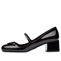 (WMNS) PRADA Patent Logo Mary Jane Shoes 'Black' 1I768M_069_F0002_F_045