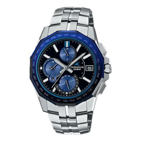 Casio Oceanus Manta Analog Watch 'Silver Marine Blue' OCW-S6000-1AJF
