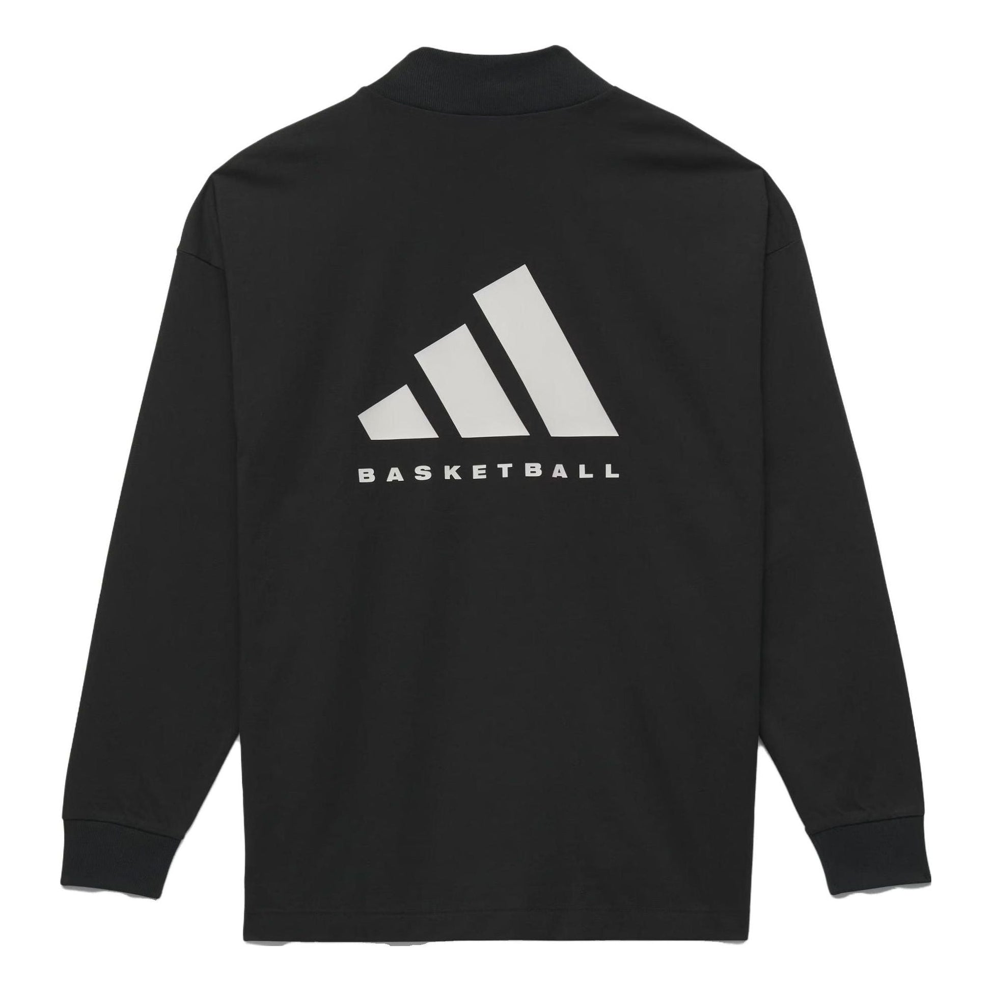 adidas Basketball Long Sleeve Tee 'Black' IR8489