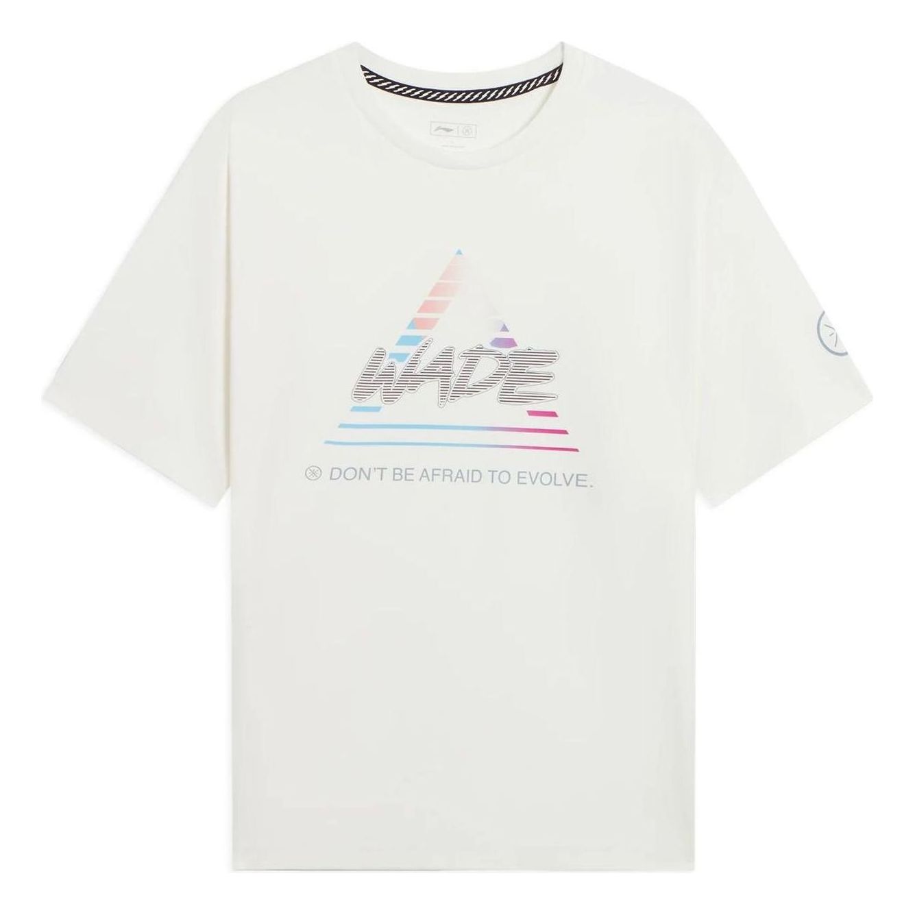 Li-Ning Way Of Wade Triangle Graphic T-shirt 'White' AHSS811-2