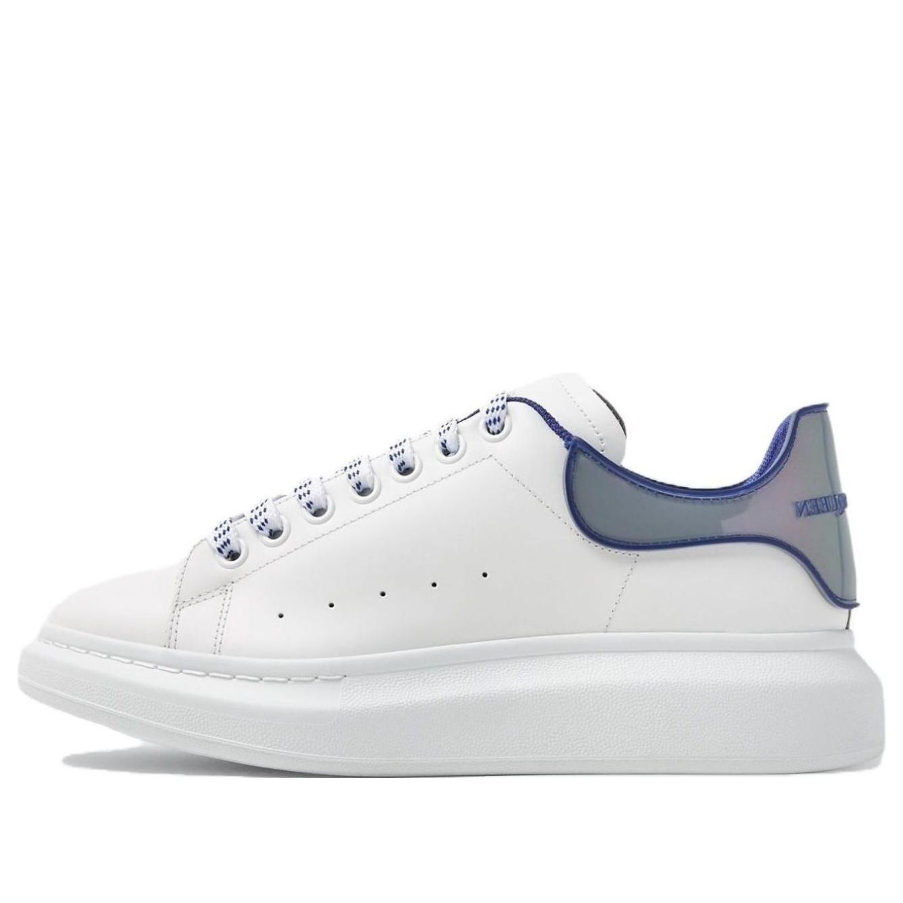 Alexander McQueen Oversized Sneakers 'White Blue Iridescent' 757704WIE868710