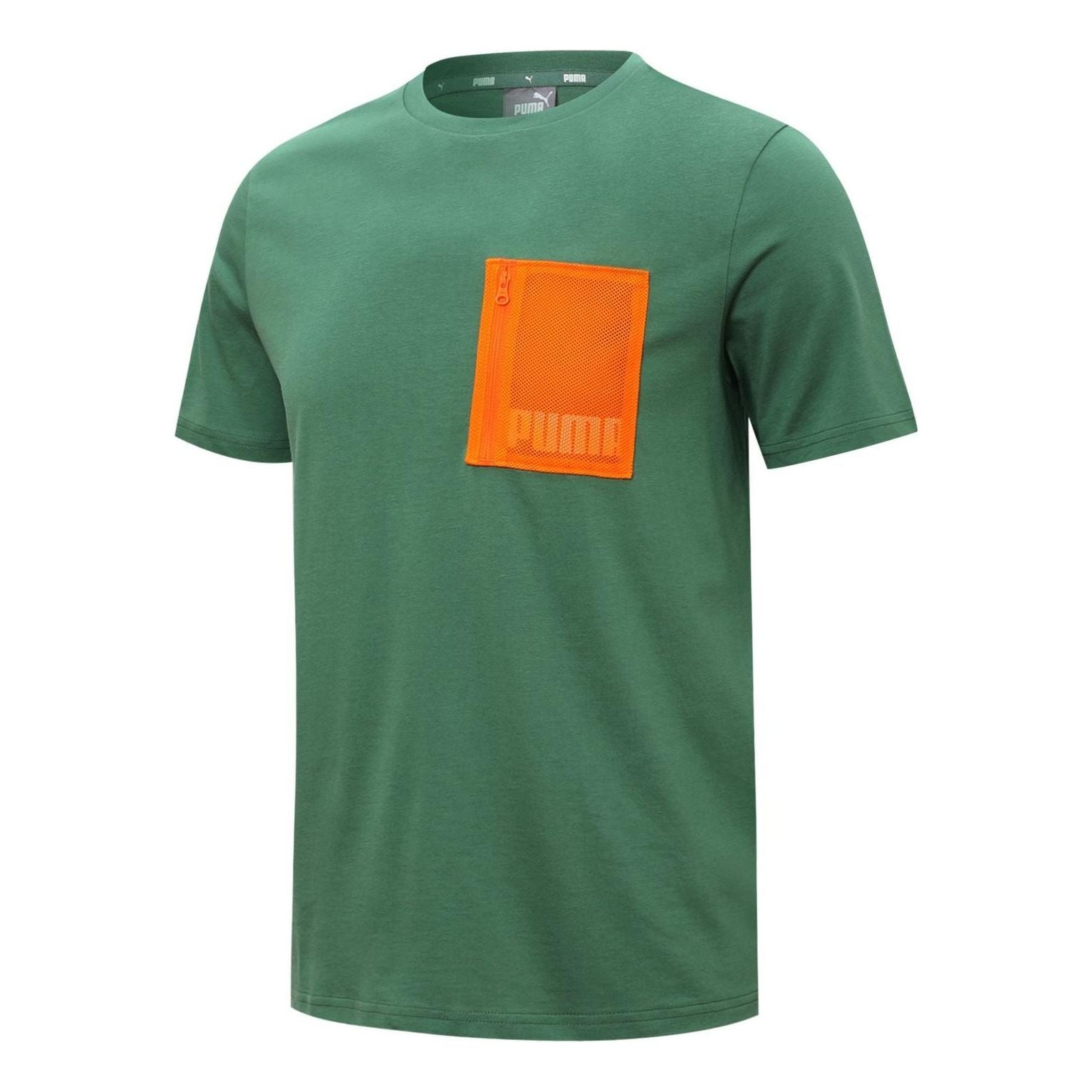 PUMA Urban Pocket Logo Tee 'Green' 537527-25