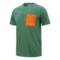 PUMA Urban Pocket Logo Tee 'Green' 537527-25