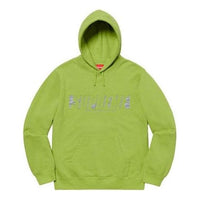 Supreme Reflective Cutout Hooded Sweatshirt 'Green' SUP-SS20-105