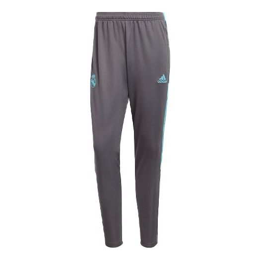 adidas Side Stripe Zipper Logo Sports Pants Gray GL0050