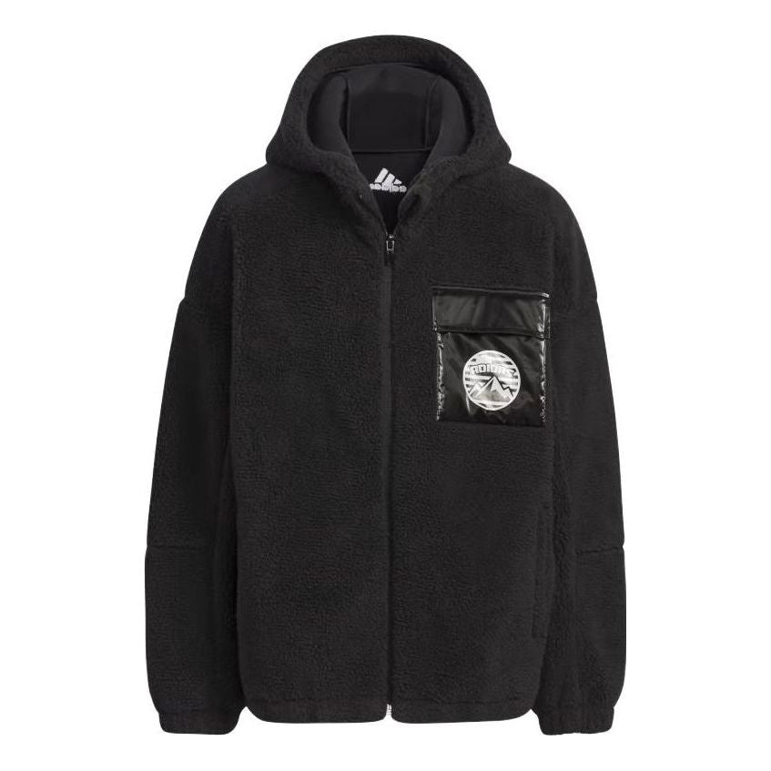 (GS) adidas JK Warm Jacket 'Black' IN5235