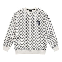 MLB New York Yankees Retro Series Long Sleeves Loose Long Sleeves Unisex White 31MTM2941-50I