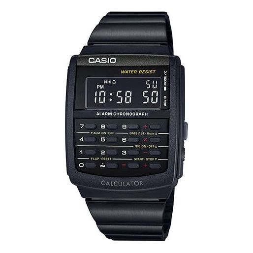 Men's CASIO DATA BANK Retro Multifunction waterproof Watch Mens Black Digital CA-506B-1A
