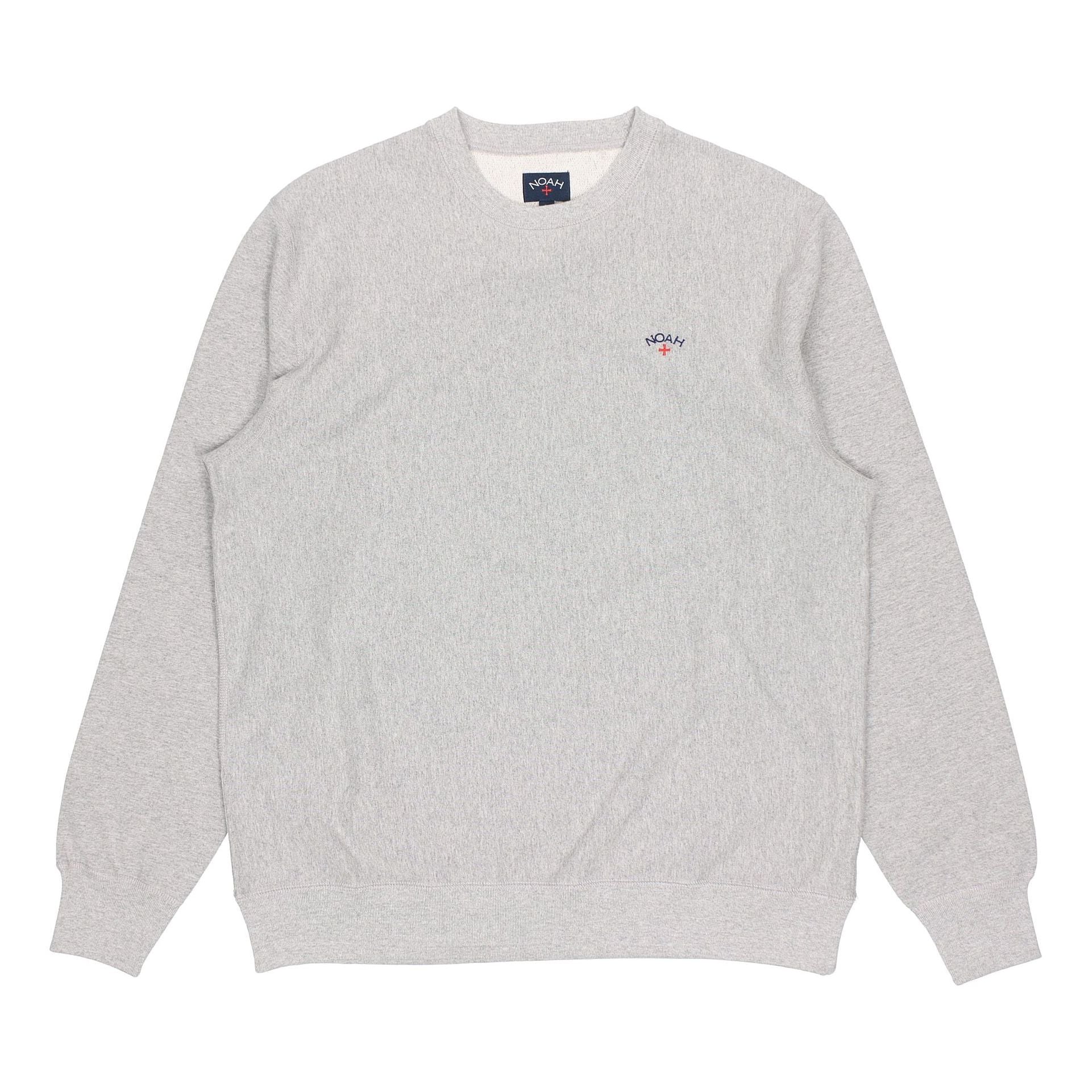 NOAH Classic Crewneck Chest Pullover Unisex Gray NOAH-SS19-018