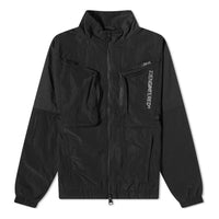 Air Jordan Solid Color Alphabet Stand Collar Jacket Men's Black DJ0255-010