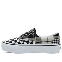Vans PLAID CHECKERBOARD ERA PLATFORM Shoes Black/White VN0A3WLUVYD