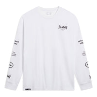 Li-Ning Anything Is Possible Graphic Long Sleeve T-shirt 'White' AHST557-1