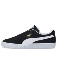 PUMA Suede Croc Casual Skateboarding Shoes Unisex Black White 387697-01