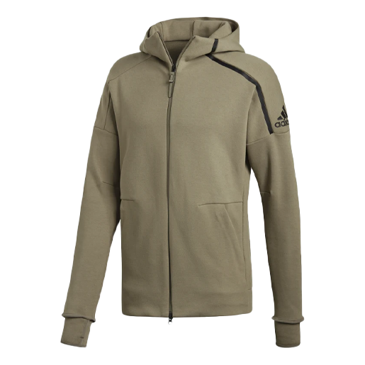 Men's adidas Logo Knit Hooded Jacket CY9912