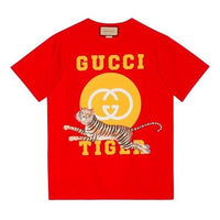 Gucci Tiger Interlocking G T-shirt 'Red' 548334-XJD31-6229