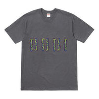 Supreme SS18 Gonz Logo Tee Warm Grey Logo Tee SUP-SS18-436