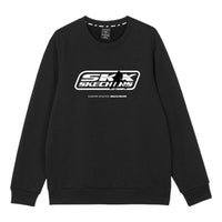 Skechers SKX Printed Crew Sweater 'Black White' L422M176