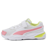 (PS) PUMA 90s Runner Mesh Ac Sneakers White/Pink 372927-04