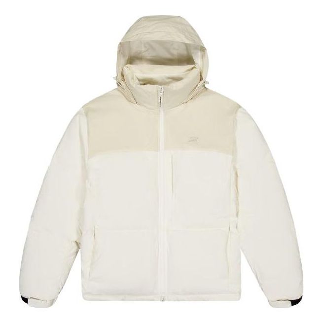 New Balance Winter Puffer Coat Asia Sizing 'White Beige' NPD49011-WT