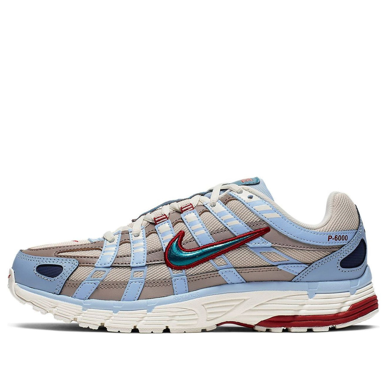 (WMNS) Nike P-6000 Grey/Blue/Red CK2961-131