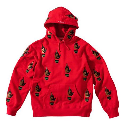 Supreme FW19 Week 15 x Dead Prez RBG Embroidered Hooded Sweatshirt SUP-FW19-10779
