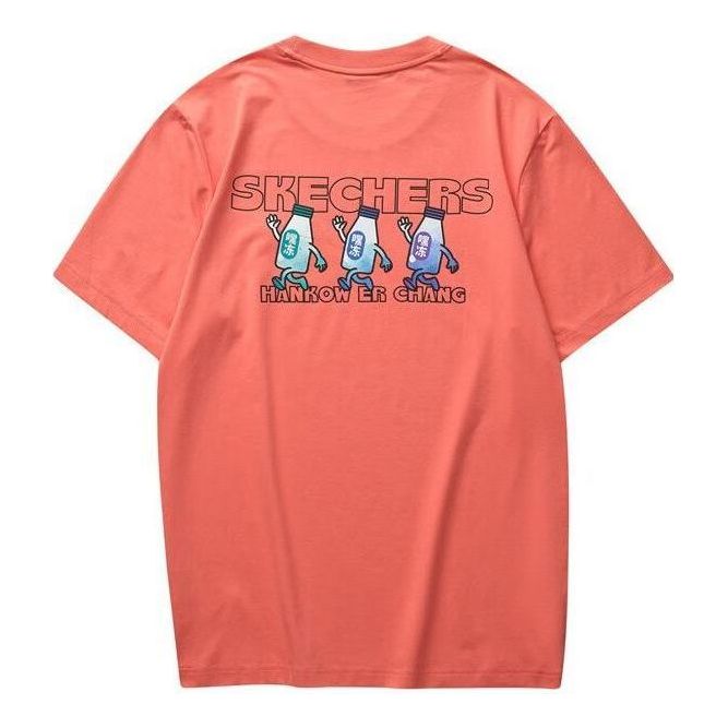 Skechers x Hankow Graphic Tee 'Orange Multi-Color' L223M017-02W3