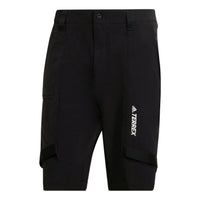 adidas Terrex M Zupahike Sh Solid Color Elastic high waist Sports Shorts Black H55930