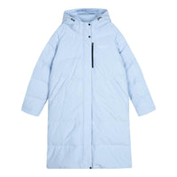 (WMNS) Skechers Basic Long Down Jacket 'Blue' P423W126-02P8