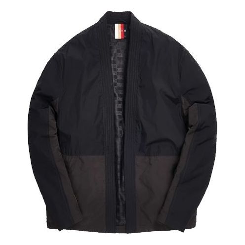 KITH Nylon Kimono Blazer Cardigan Jacket Unisex Black KH1219-100