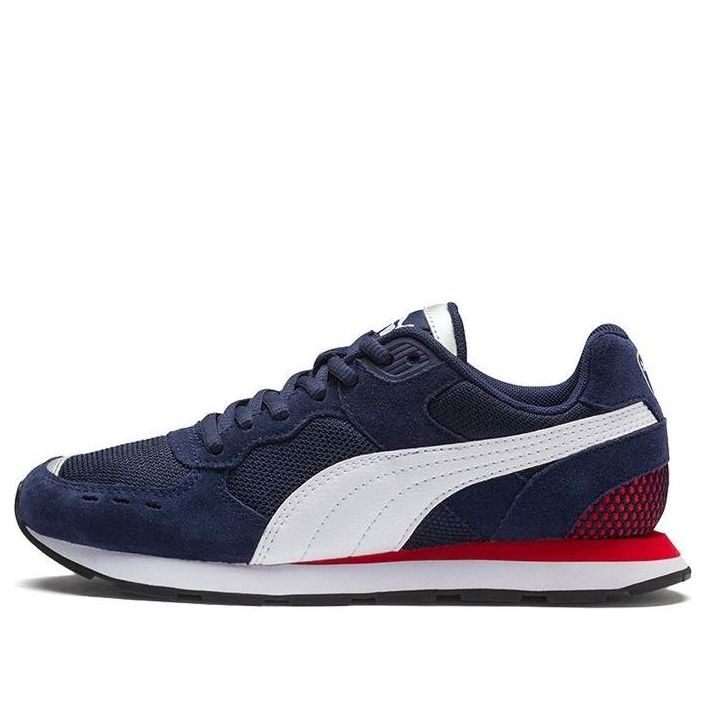 (GS) PUMA Vista Low Top Running Shoes Blue/White/Red 369539-02