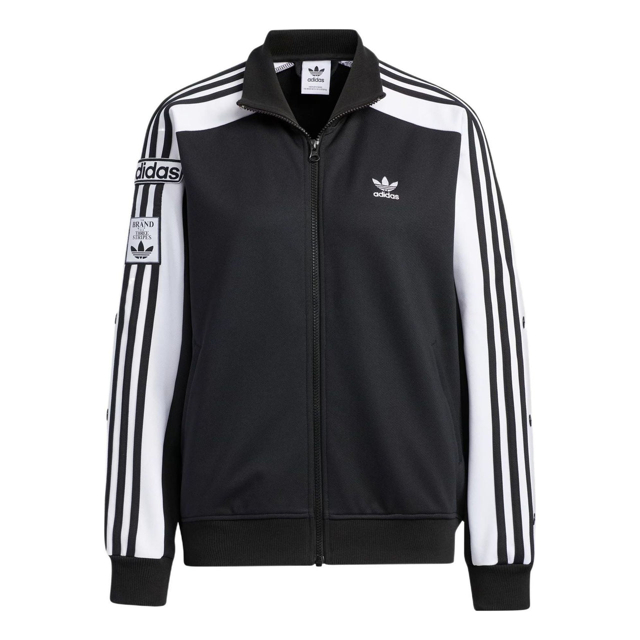 (WMNS) adidas Original Adibreak TT Jacket Asia Sizing 'Black White' HY4261