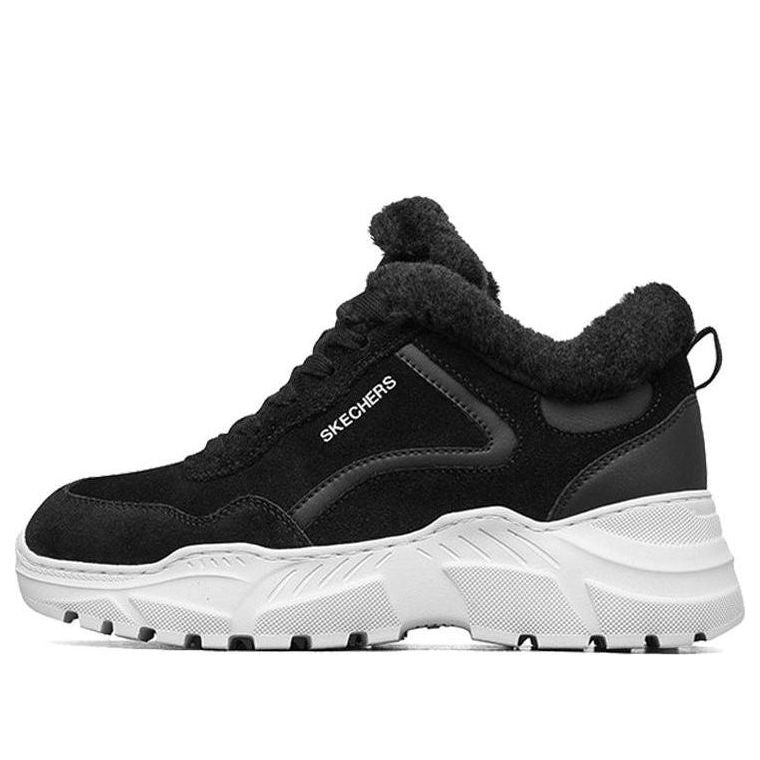 (WMNS) Skechers Street 'Black White' 155180-BLK