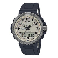 CASIO Waterproof Solar Powered Sports Mens Black Analog/Digital Combo PRW-50Y-1B