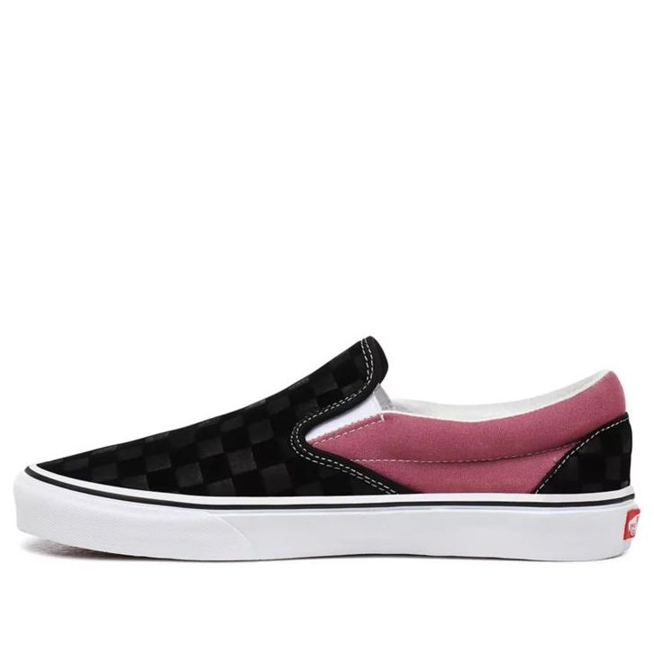 Vans Deboss Checkerboard Classic Slip-On 'Black Purple' VN0A4U38WS5