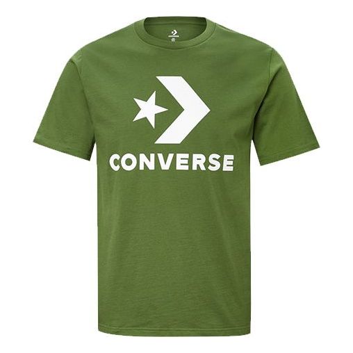 Men's Converse Classic Logo Sports Short Sleeve Green 10018568323