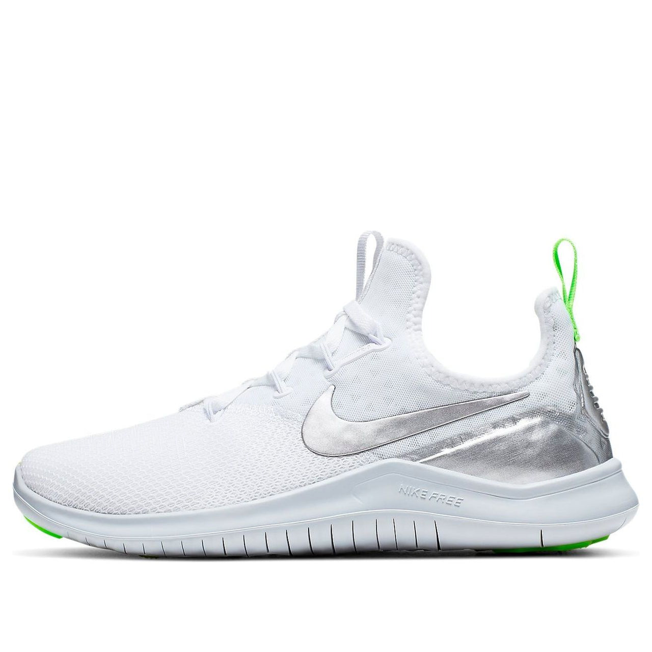 (WMNS) Nike Free TR8 White/Silver/Green 942888-103