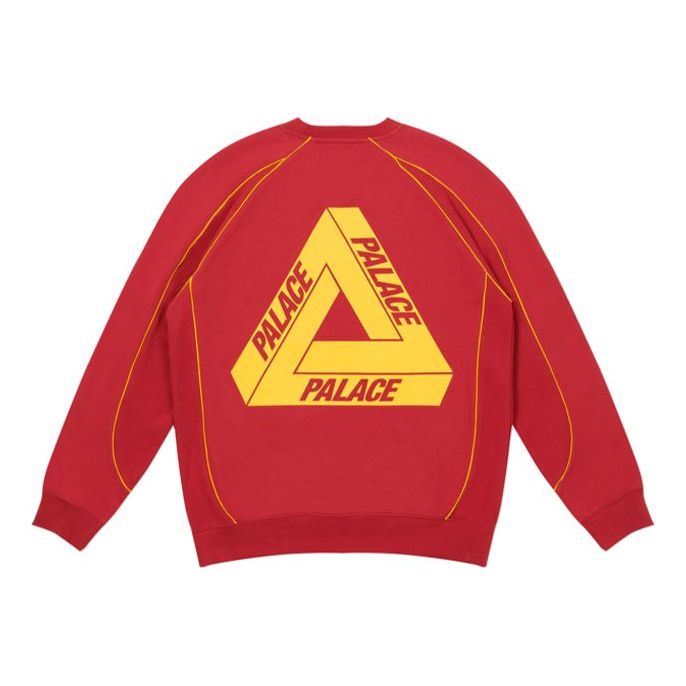 PALACE Alphabet Sports Round Neck Unisex Red PAL-FW20-214