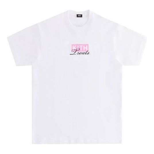 KITH Treats London Caf Tee 'White Pink' KHT030085-101