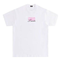 KITH Treats London Caf Tee 'White Pink' KHT030085-101