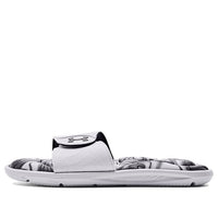 (WMNS) Under Armour Ignite 6 Graphic Footbed Slide 'White Jet Grey' 3023767-107