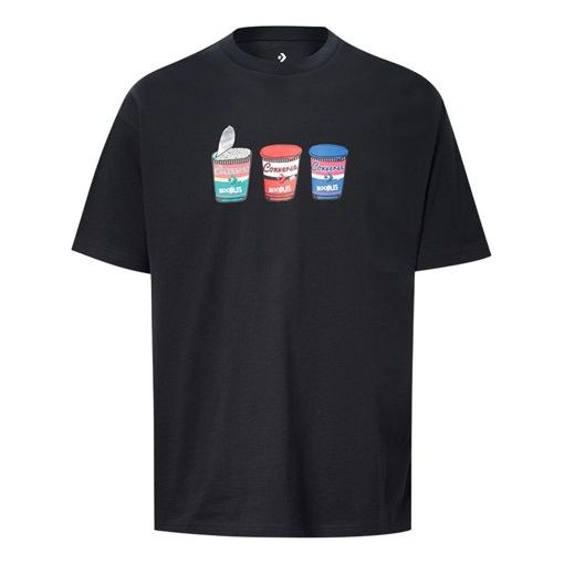 Converse Hyper Local Food Graphic Short Sleeve Tee Black 10020853-A02