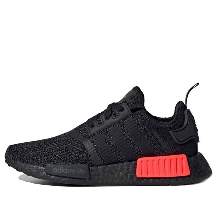 (GS) adidas NMD_R1 J 'Black Solar Red' FV8174