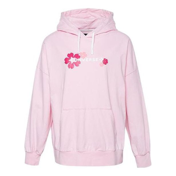 (WMNS) Converse Sakura Hoodie Asia Sizing 'Pink' 10018477-A02