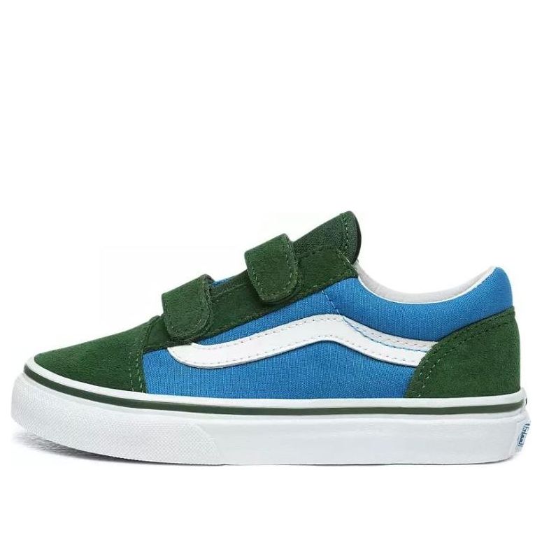 Vans Kid's 2-tone Old Skool V Green Blue VN0A4UI1WK9